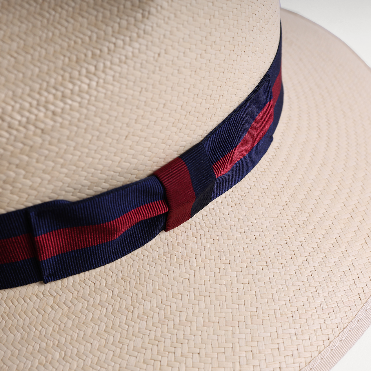 Esplanade Panama - Navy and Burgundy Band