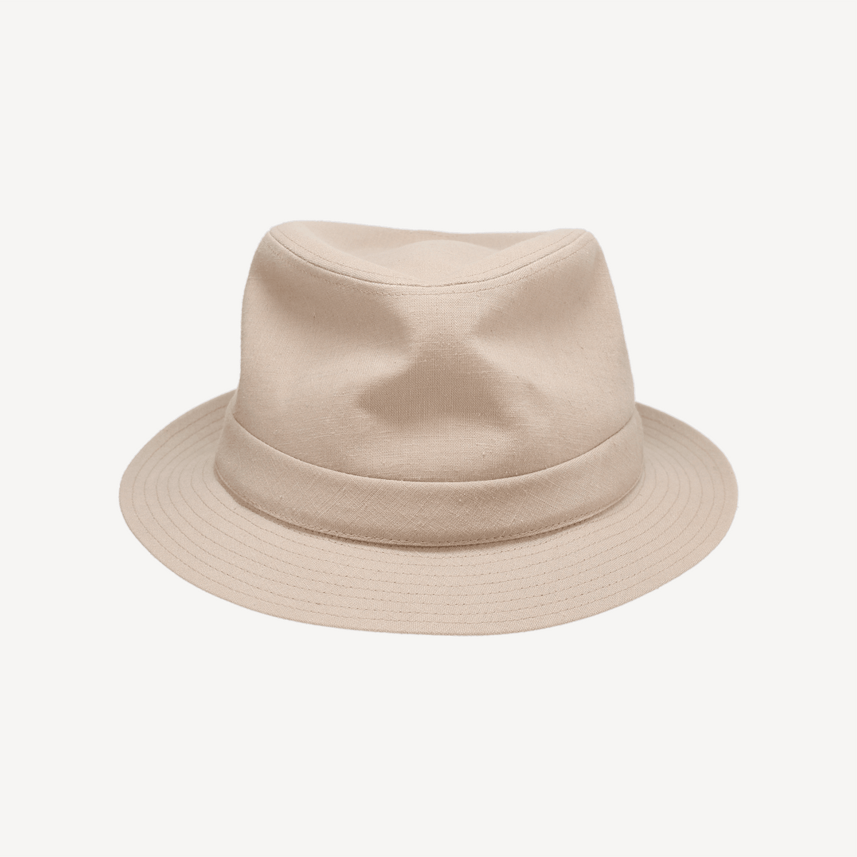 Linen Trilby - Sand Linen