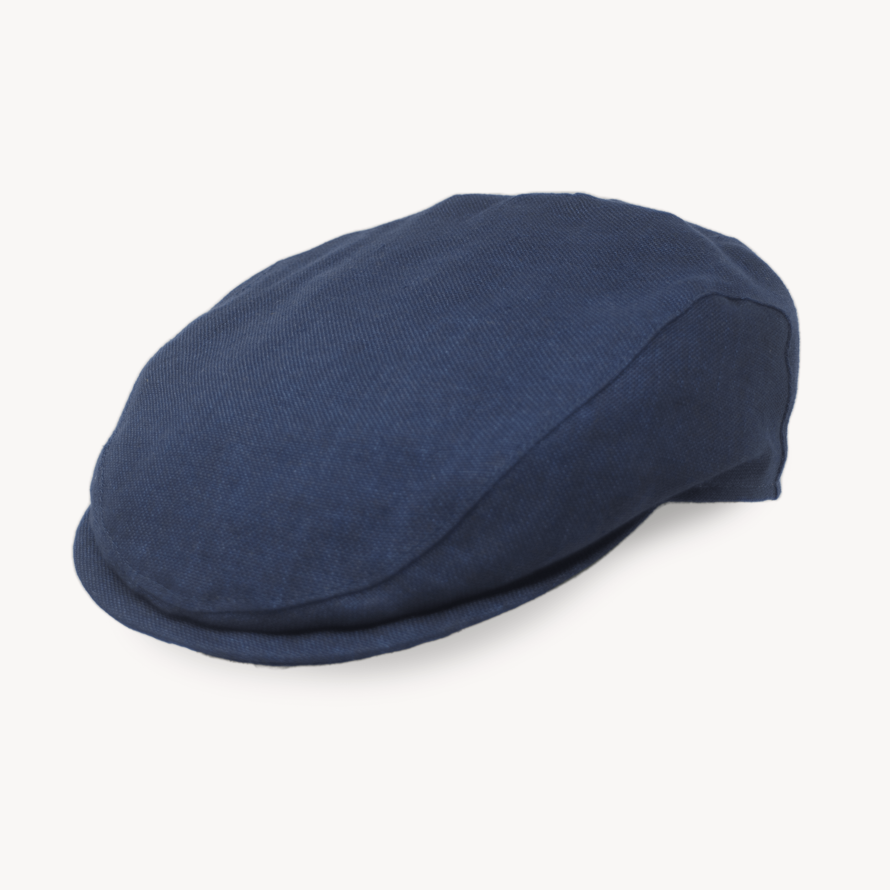 Slim Cap Navy Linen