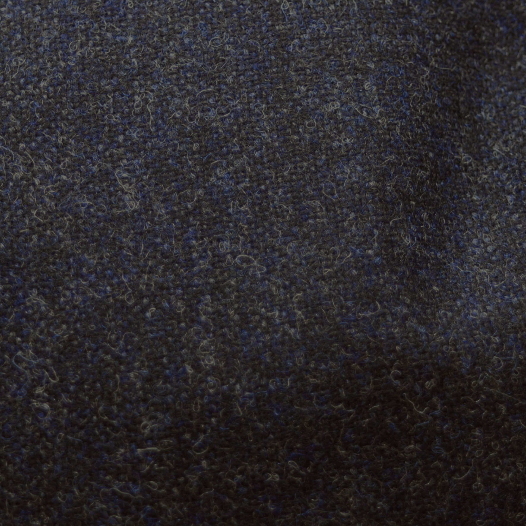 Slim Cap - Navy Melange Wool