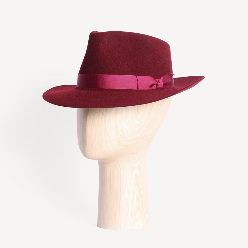 Adeney Fedora - Bordeaux