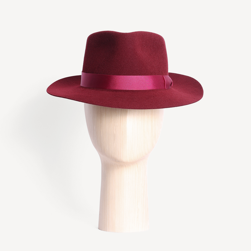 Adeney Fedora - Bordeaux