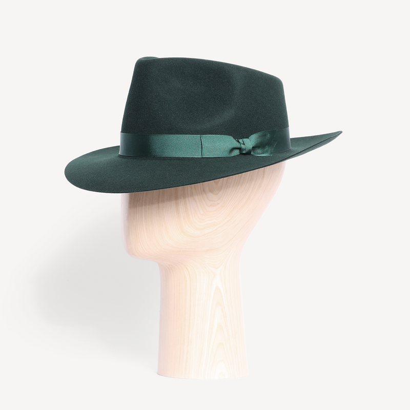 Adeney Fedora - Jaguar Green