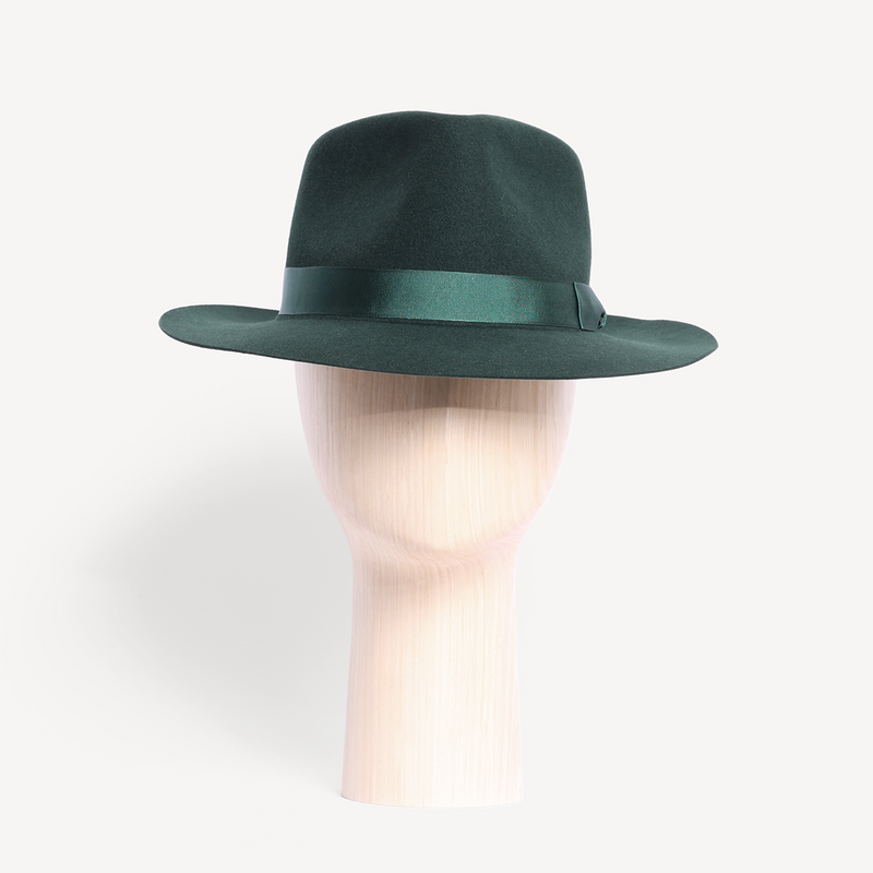 Adeney Fedora - Jaguar Green