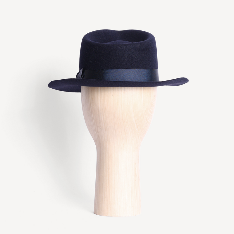 Adeney Fedora - Navy