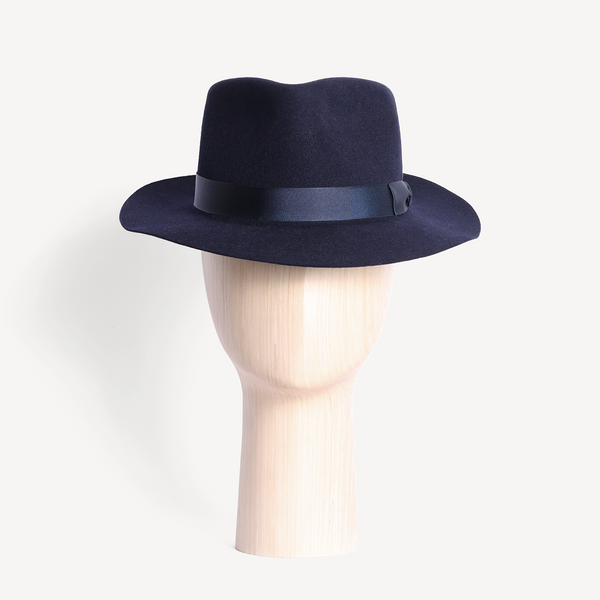 Adeney Fedora - Navy