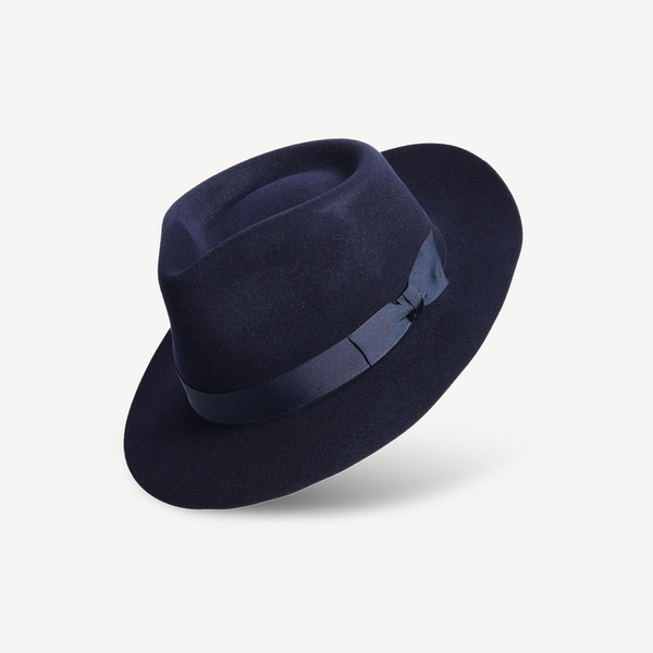 Adeney Fedora - Navy