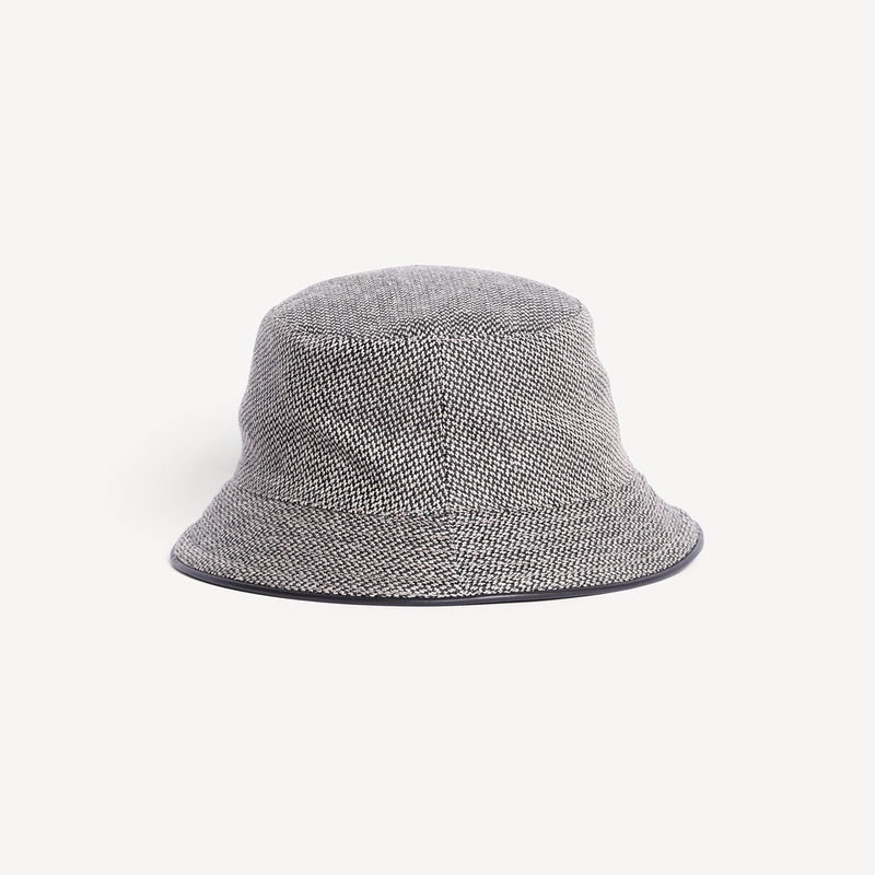Bucket Hat - Black & White Canvas