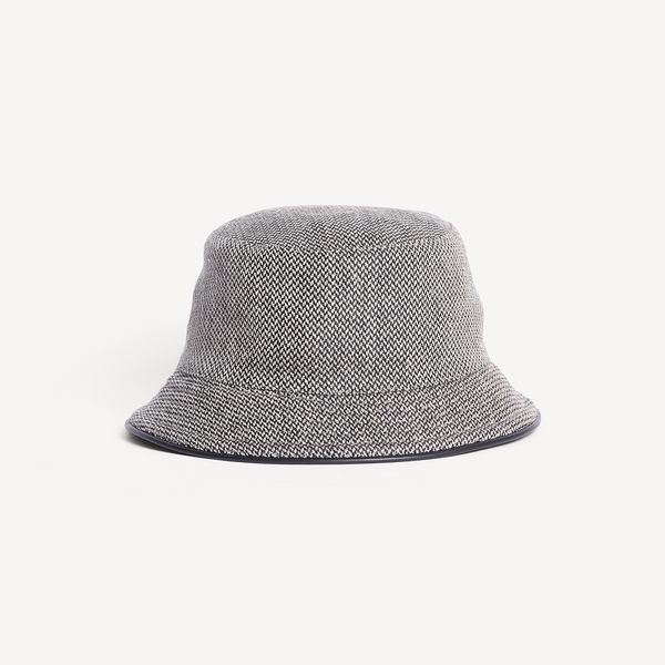 Bucket Hat - Black & White Canvas