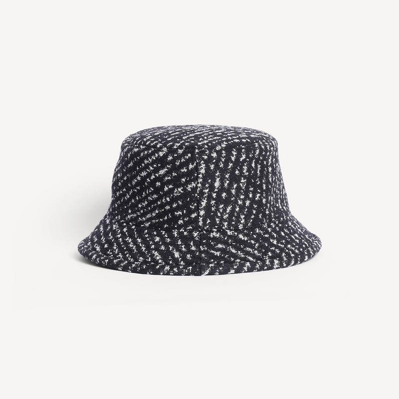 Bucket Hat - Black Jacquard