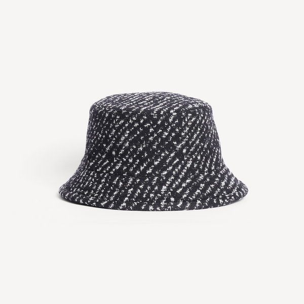 Bucket Hat - Black Jacquard