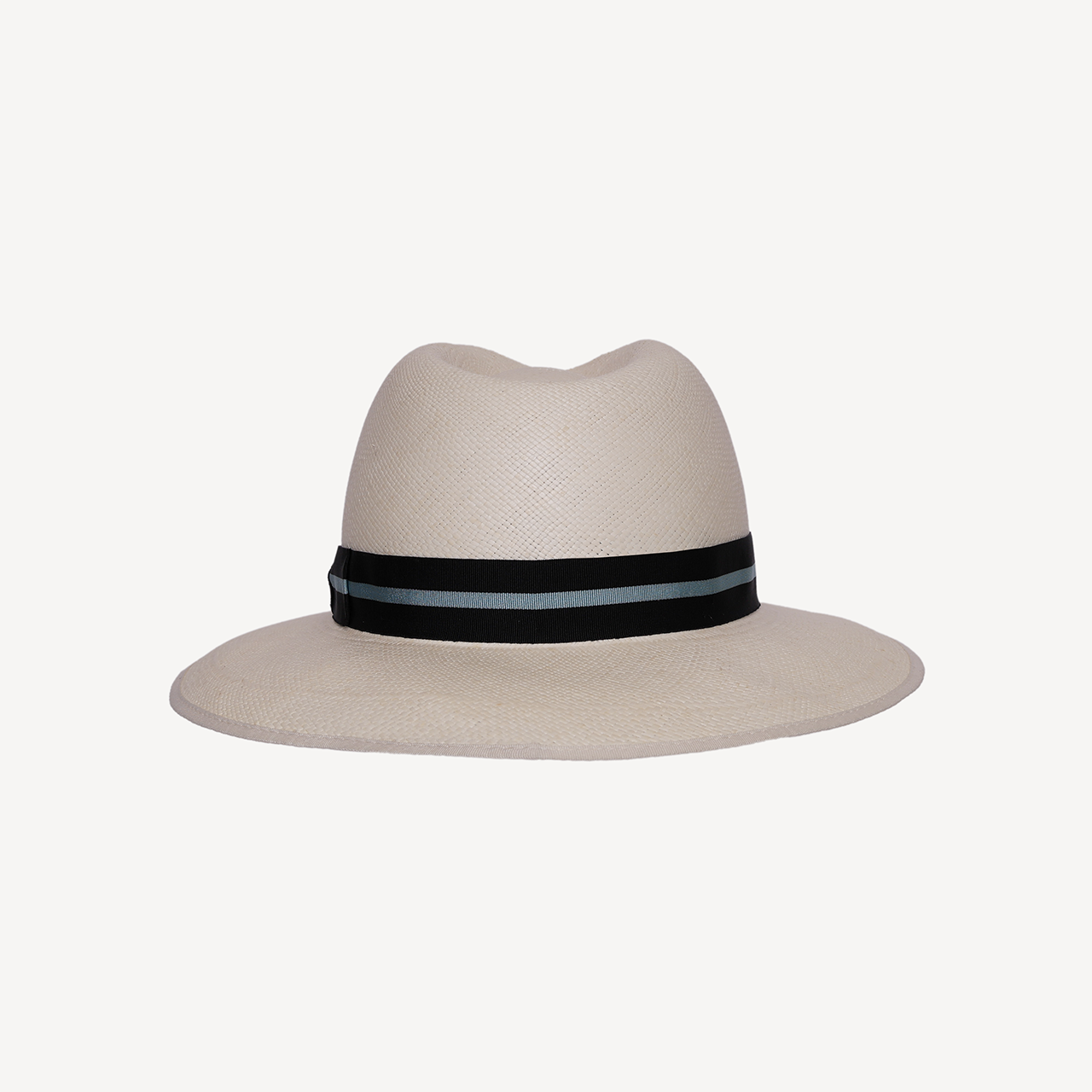 Esplanade Panama - Striped Navy & Light Blue Band