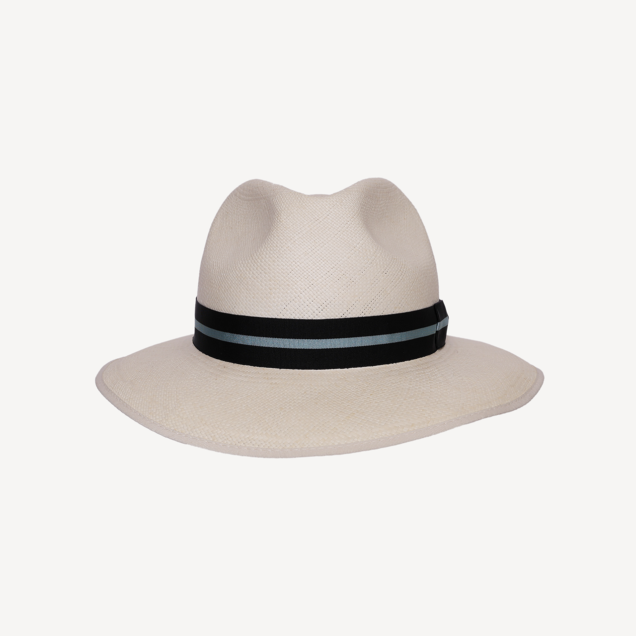 Esplanade Panama - Striped Navy & Light Blue Band