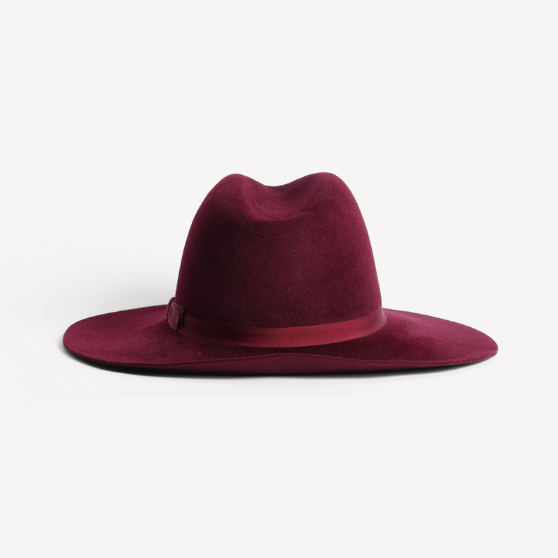 Grace - Bordeaux Velour Rabbit