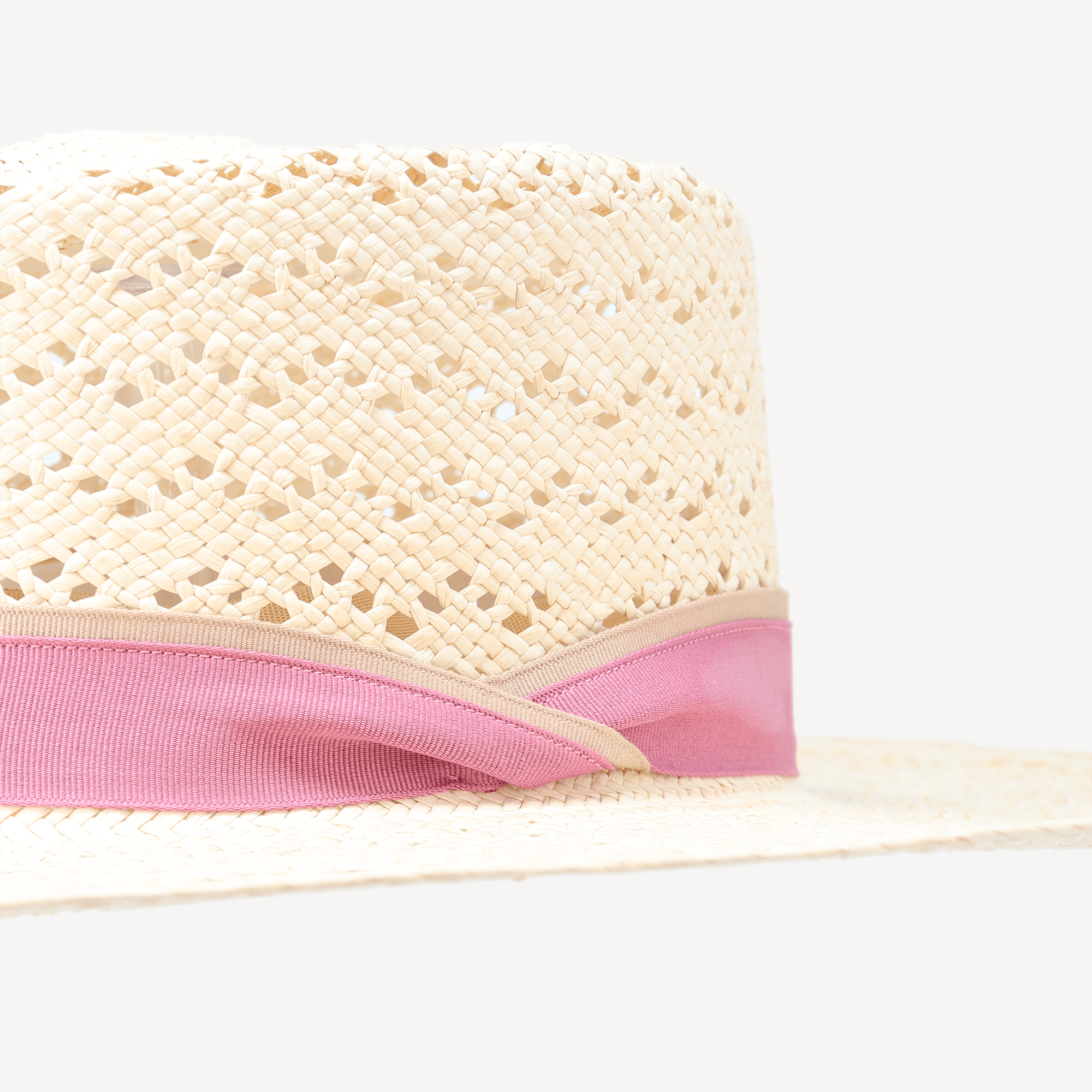 Wide Lace Brim Panama - Natural Straw - Swaine Group Ltd