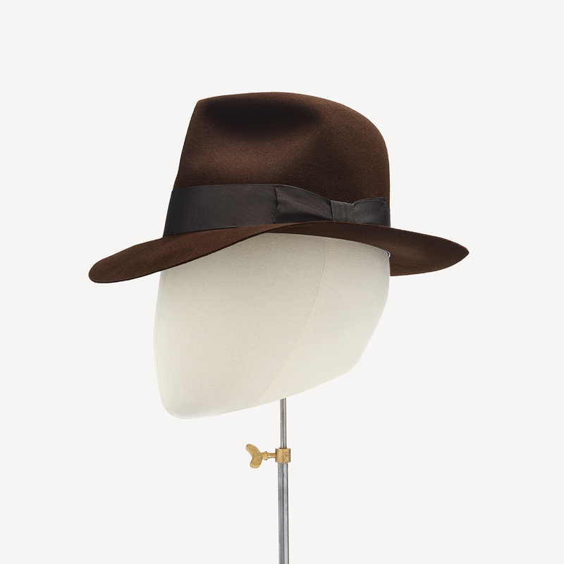 Raiders Poet Hat Deep Sable Rabbit Herbert Johnson