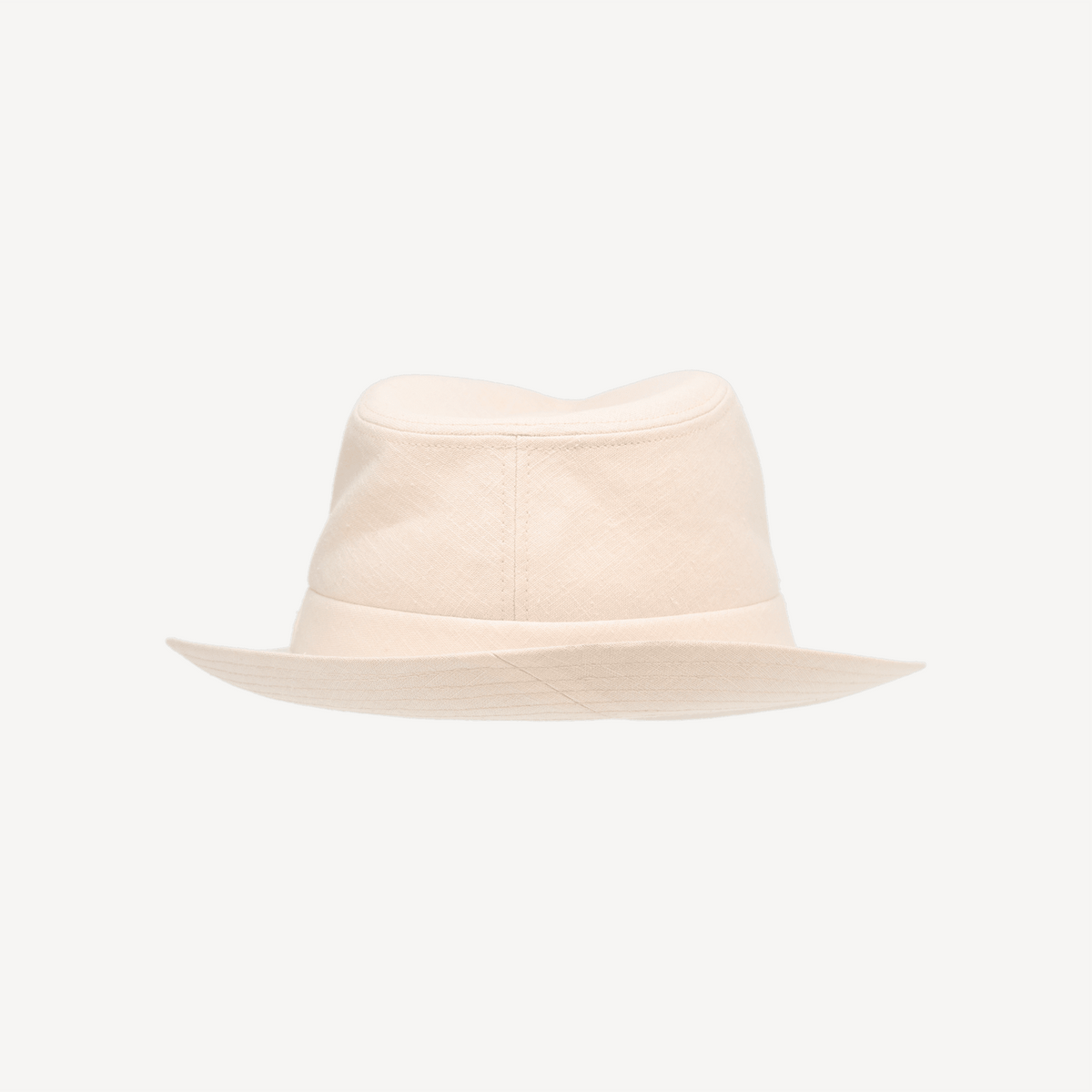 Linen Trilby - Ecru Linen