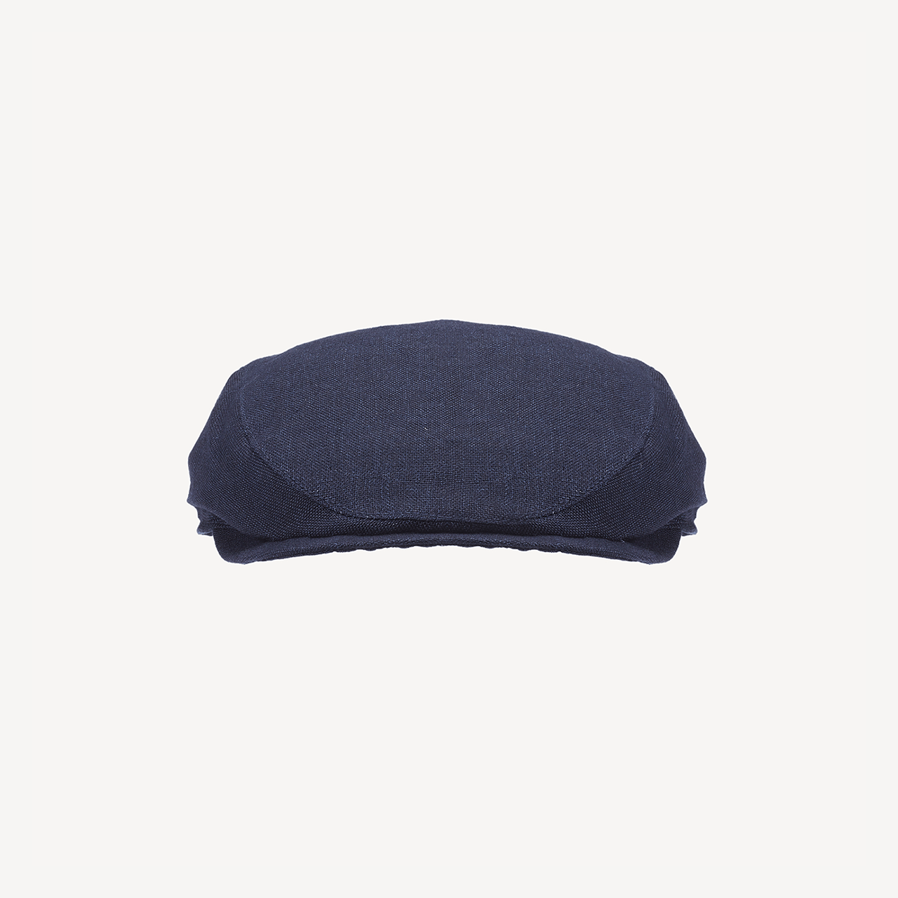 Linen Slim Cap - Navy