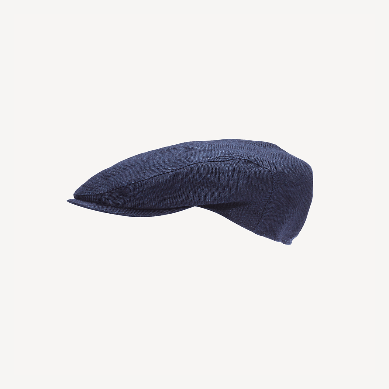 Linen Slim Cap - Navy