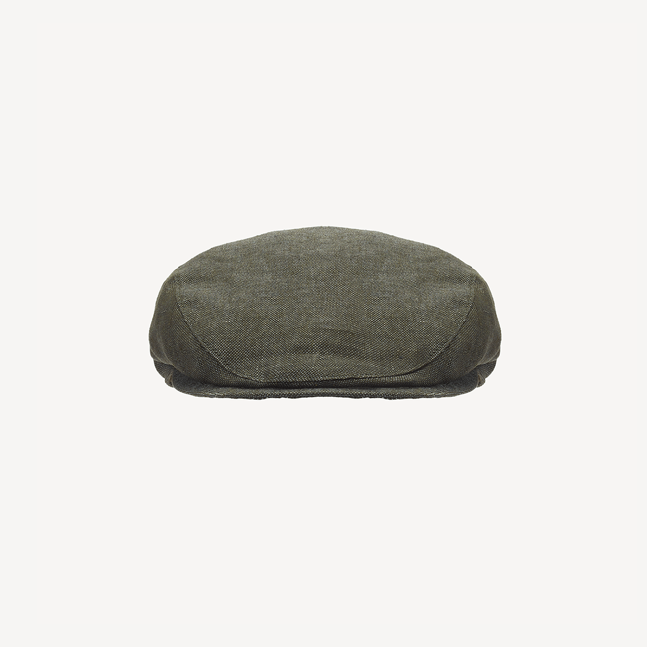 Linen Slim Cap - Olive