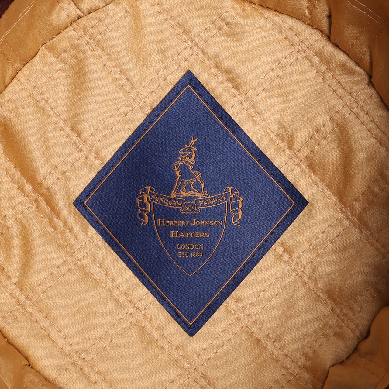 Horse Embroidered Smoking Hat - Brown