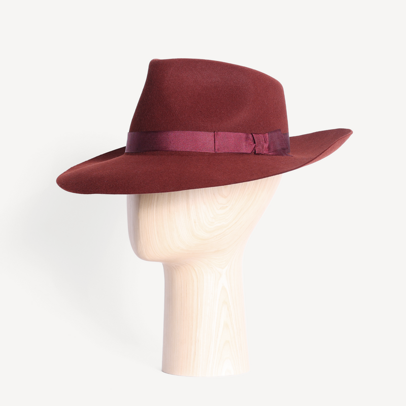 Swaine Fedora - Chestnut