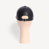 Baseball Cap - Black Leather