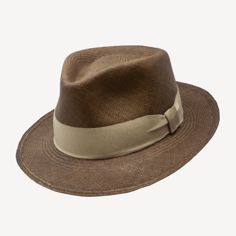 Panama hat brown sales