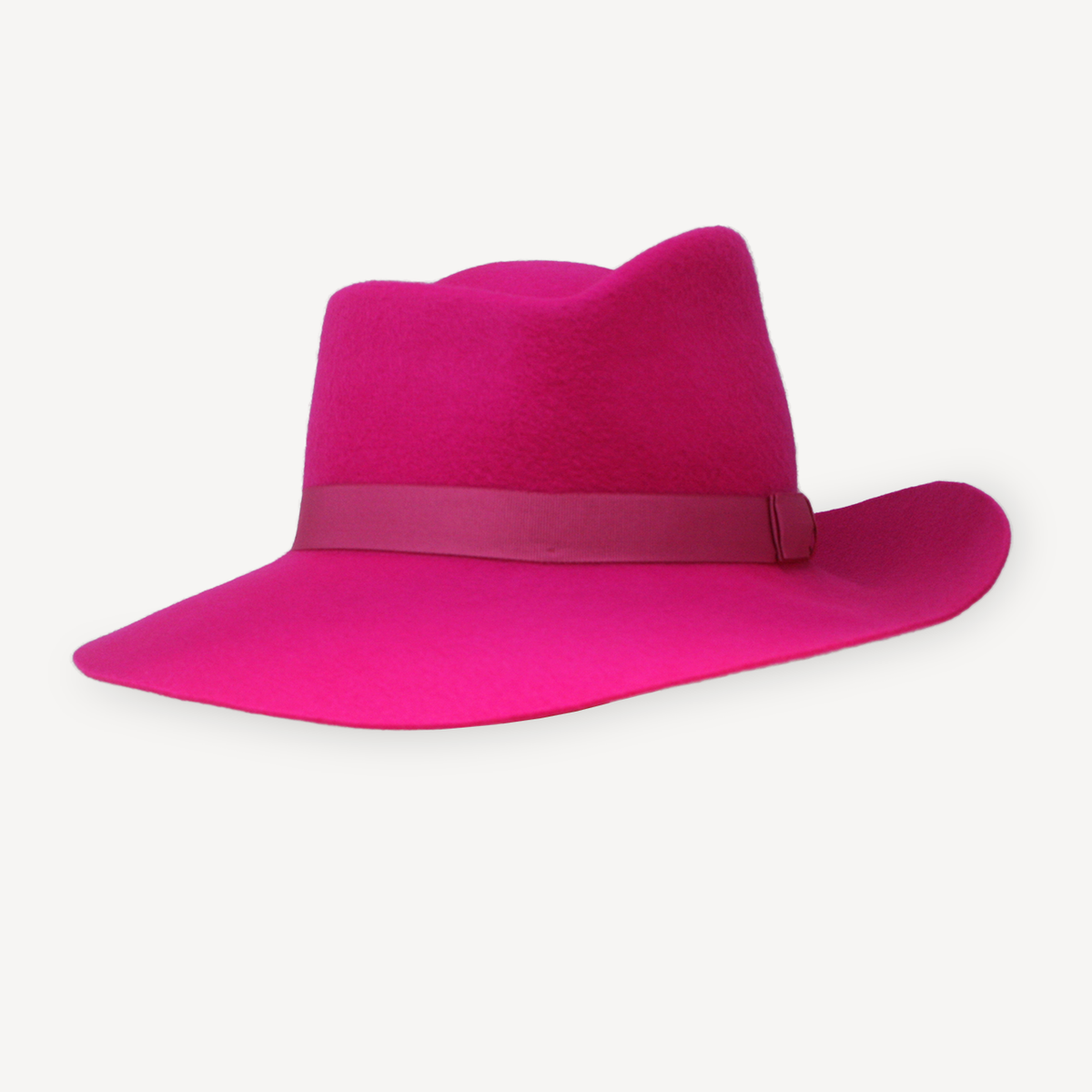 Quaintrelle Hat Hot Pink Merino Wool Herbert Johnson