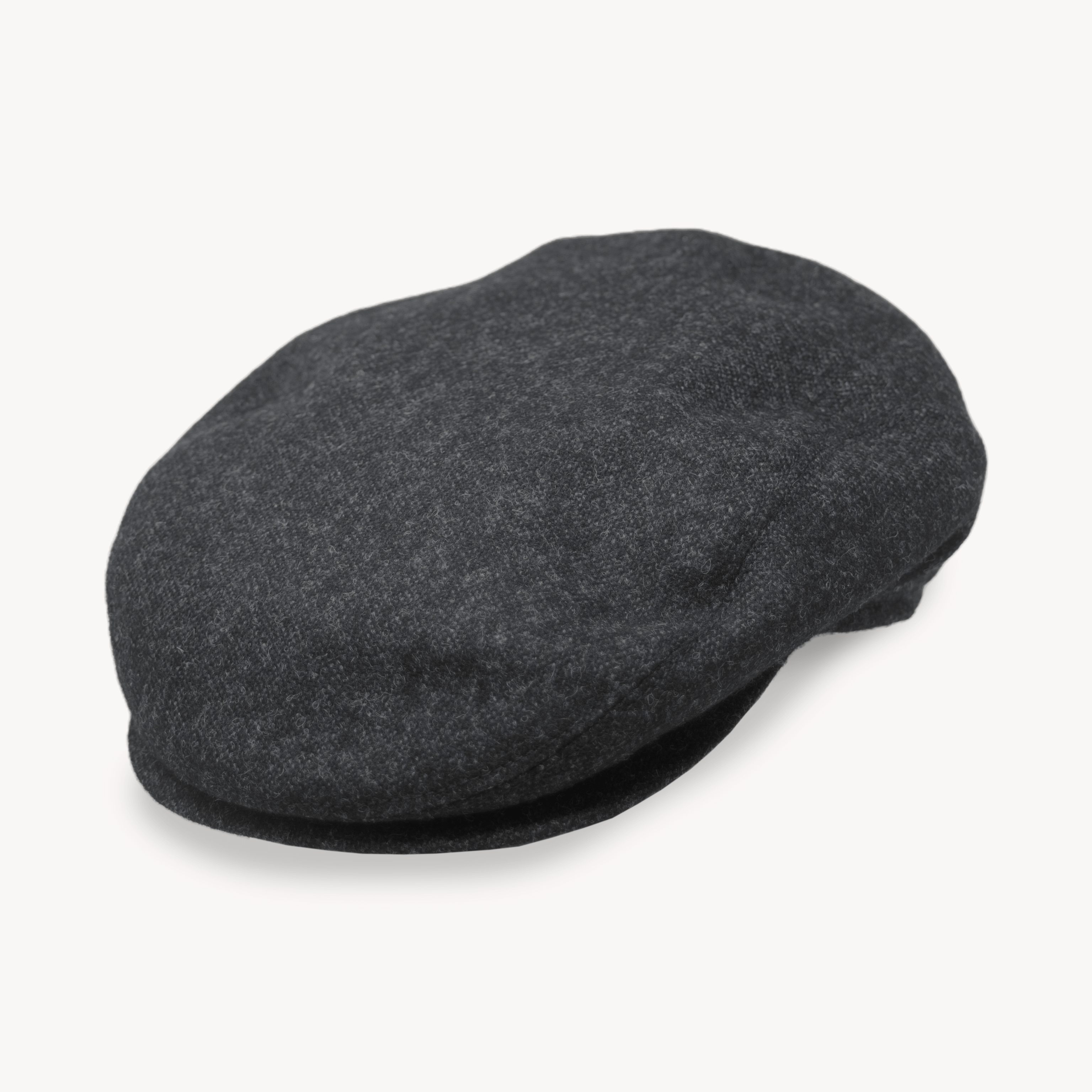 Flat Cap Anthracite Melange Wool